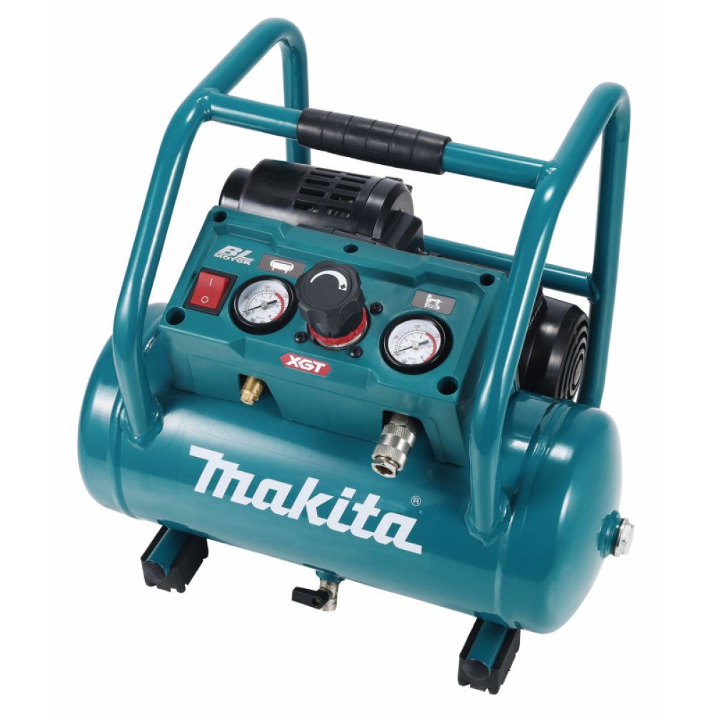 Аккумуляторный компрессор Makita AC001GZ, 40 В, 9.3 бар, 34 л/мин