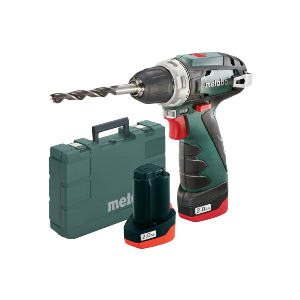 Дрель-шуруповерт аккумуляторный Metabo PowerMaxx BS (кейс), 600080500