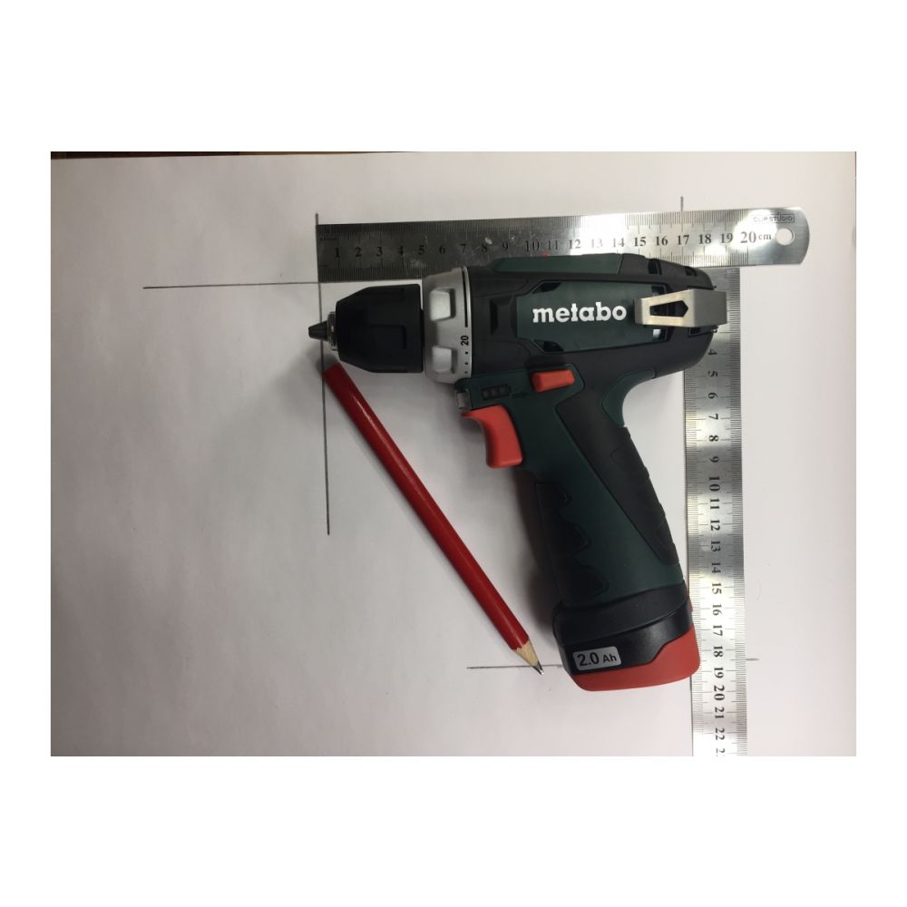 Дрель-шуруповерт аккумуляторный Metabo PowerMaxx BS (кейс), 600080500