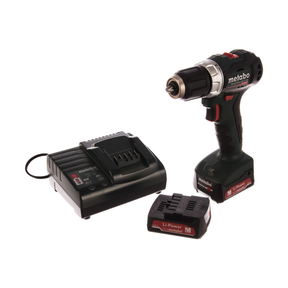 Дрель-шуруповерт аккумуляторный Metabo PowerMaxx BS 12 BL, 601038500