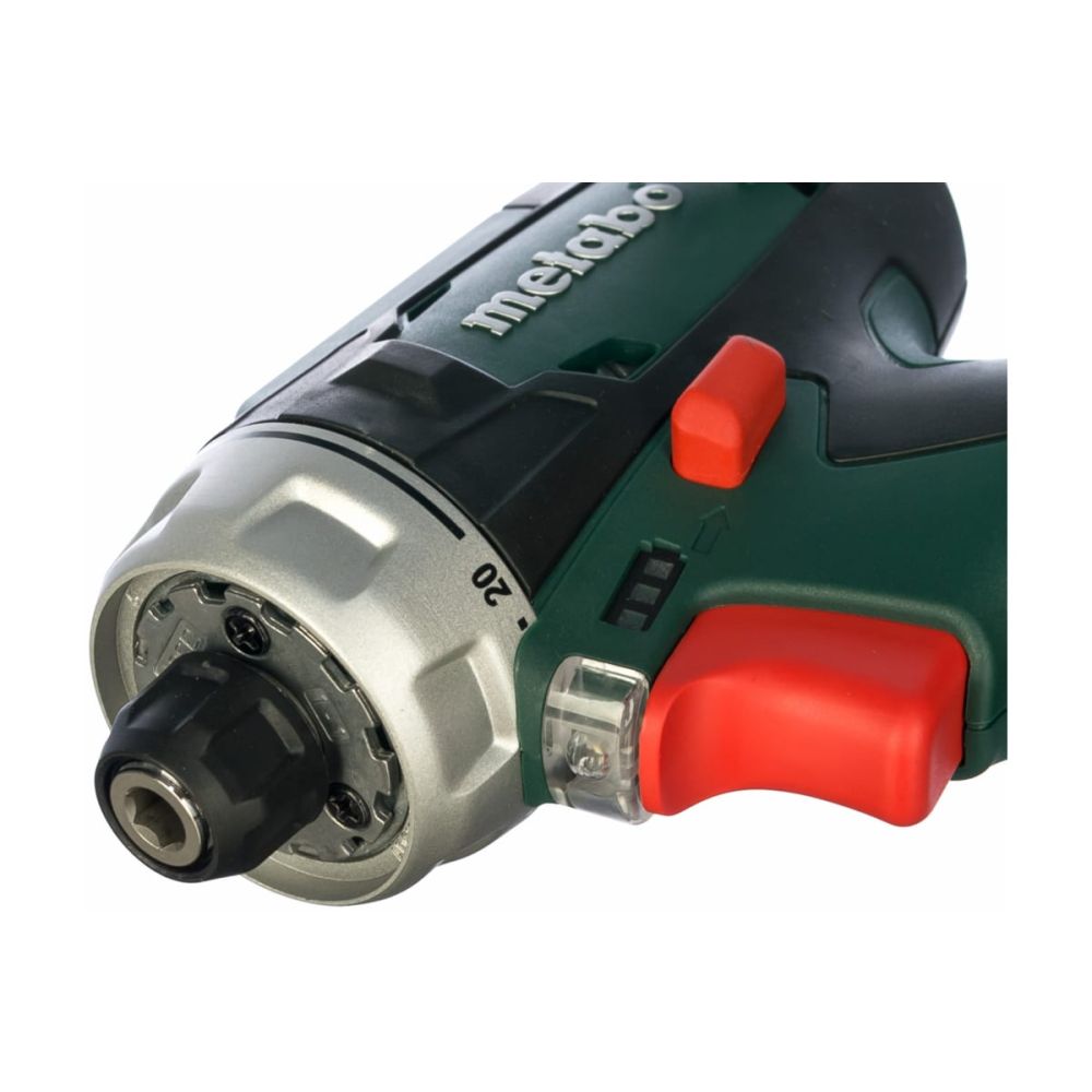 Дрель-шуруповерт аккумуляторный Metabo PowerMaxx BS Basic Set + набор бит, 600080880