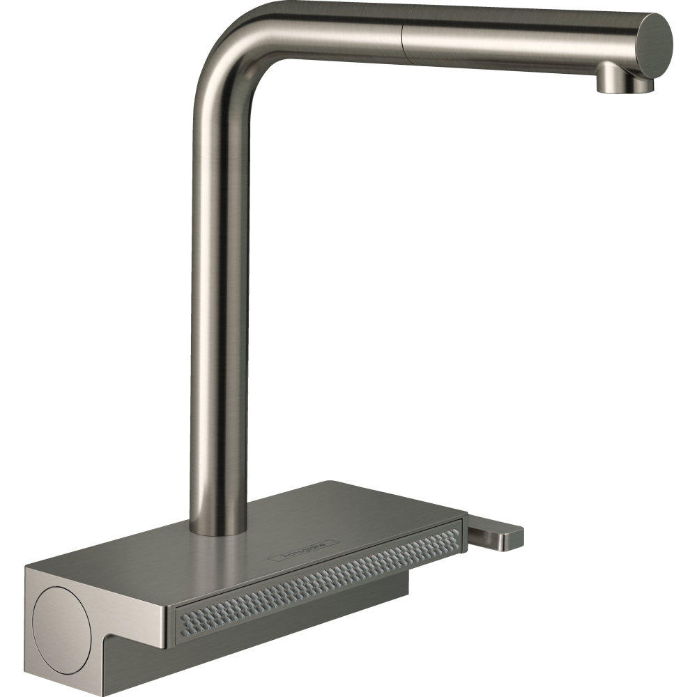 Смеситель для кухонной мойки hansgrohe Aquno Select M81 250, с вытяжным душем 2jet 73836800, под сталь