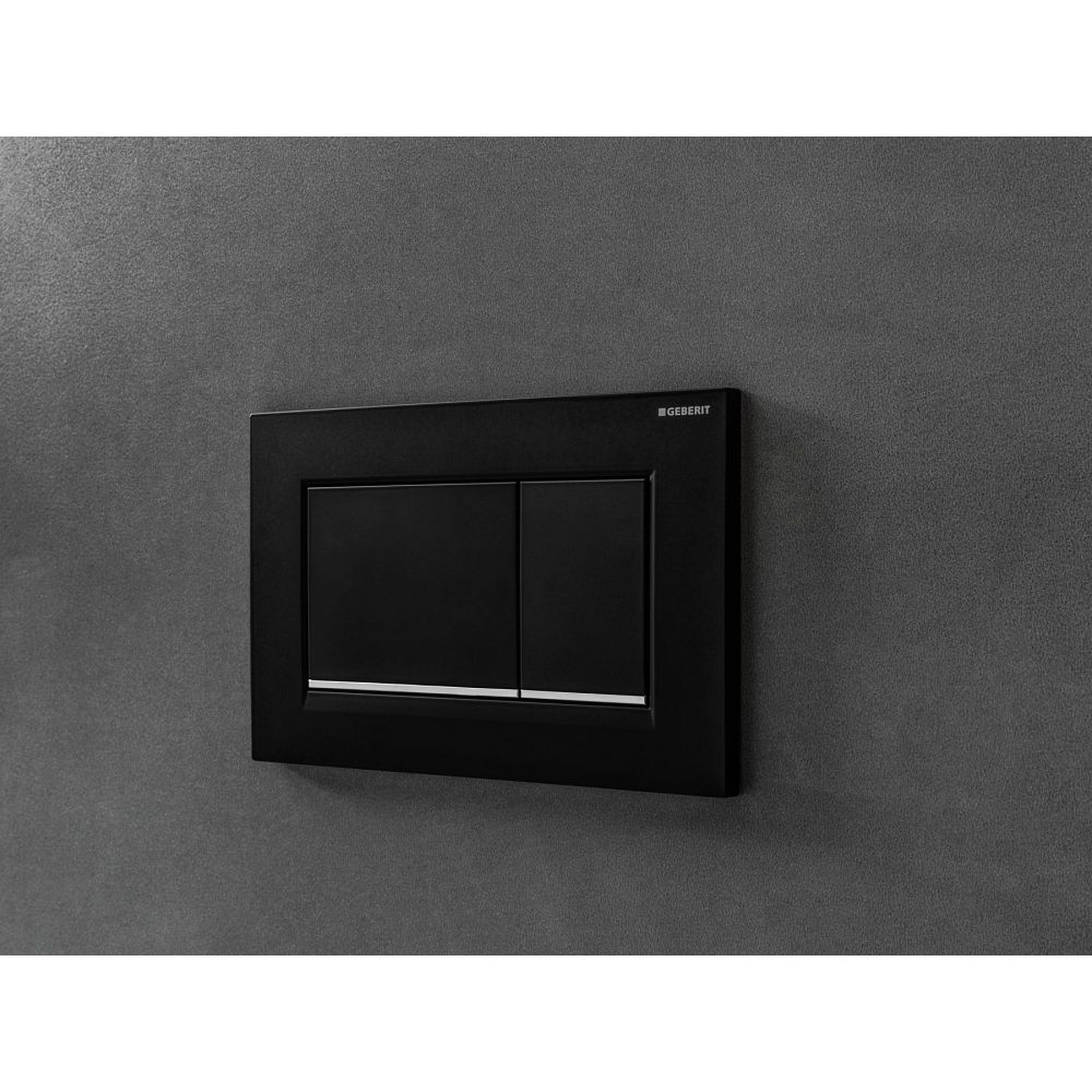 Клавиша смыва Geberit Sigma30, матовый черный, 115.883.14.1