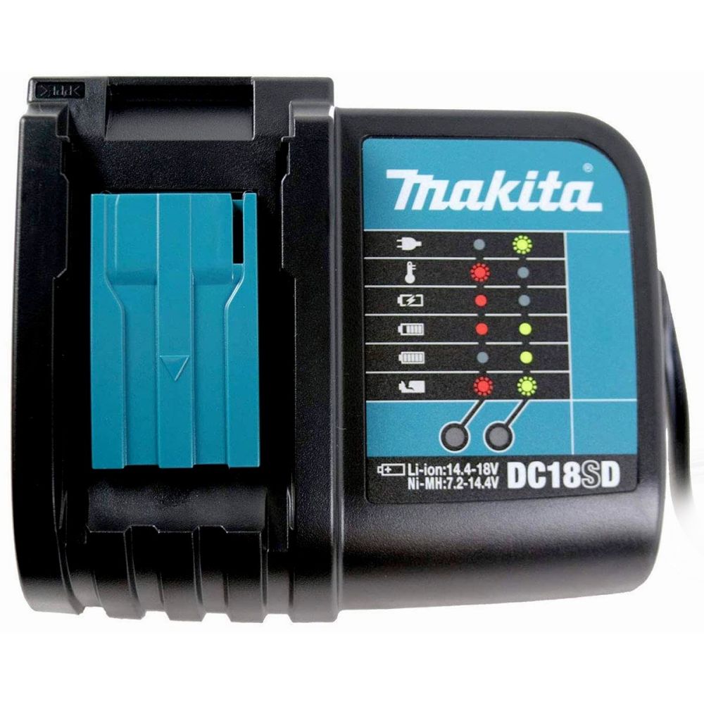 Набор Makita 191A23-6: АКБ BL1830B, Li-Ion, 18 В, 3 Ач и зарядное устройство DC18SD, 7.2-18 В, 2.6 A