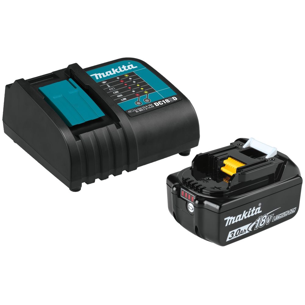 Набор Makita 191A23-6: АКБ BL1830B, Li-Ion, 18 В, 3 Ач и зарядное устройство DC18SD, 7.2-18 В, 2.6 A