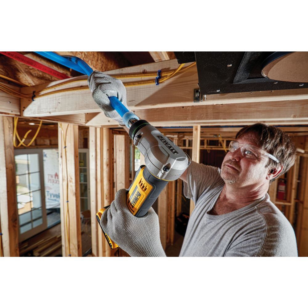 Аккумуляторный расширитель для труб DEWALT DCE400D1T, 18 В, 60 ход/мин, до 25 мм, с АКБ 2 Ач и ЗУ, в кейсе TSTAK (DCE400D1NT-XJ)