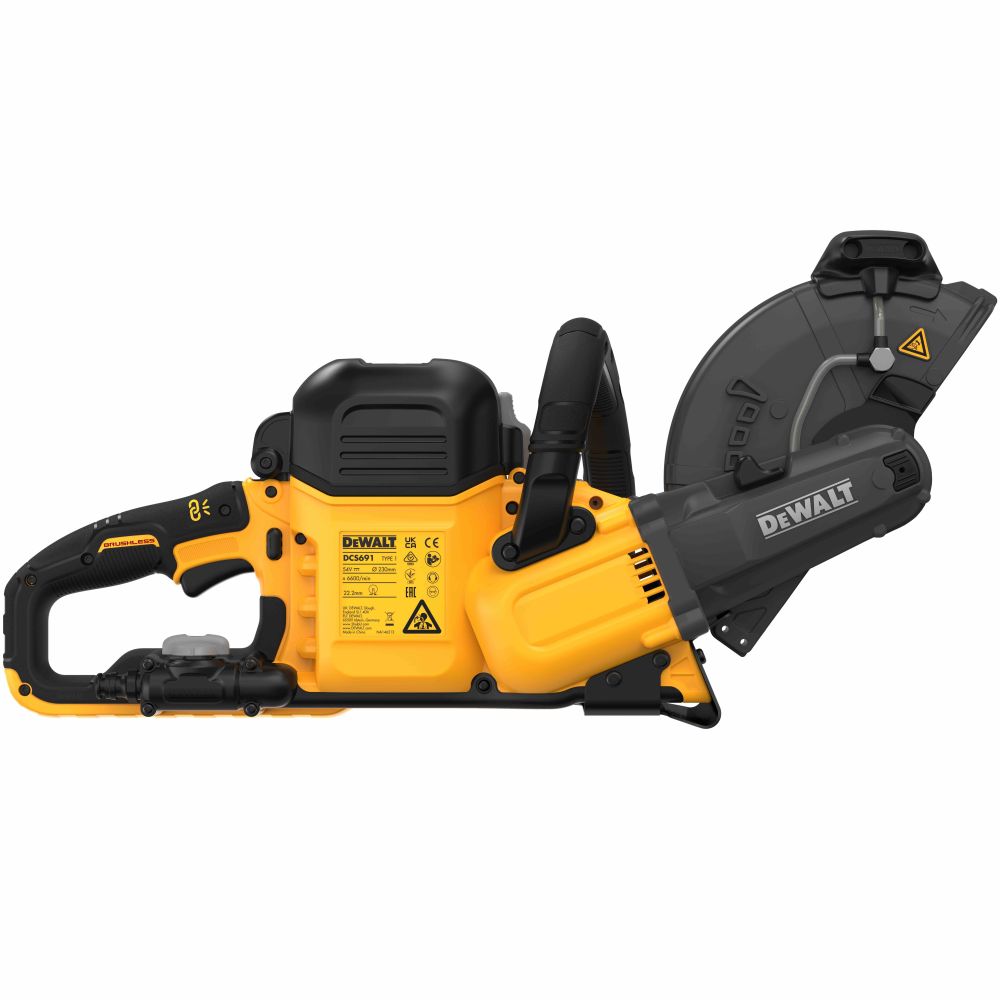 Аккумуляторная отрезная машина DEWALT DCS691N, 54 В, 230 мм, 6600 об/мин, без АКБ и ЗУ (DCS691N-XJ)