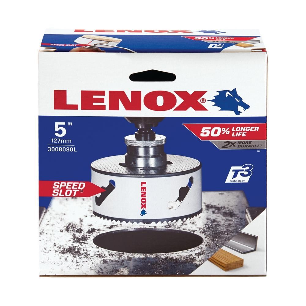 Коронка Lenox® Speed Slot® 3008080L, биметаллическая, T3,127мм