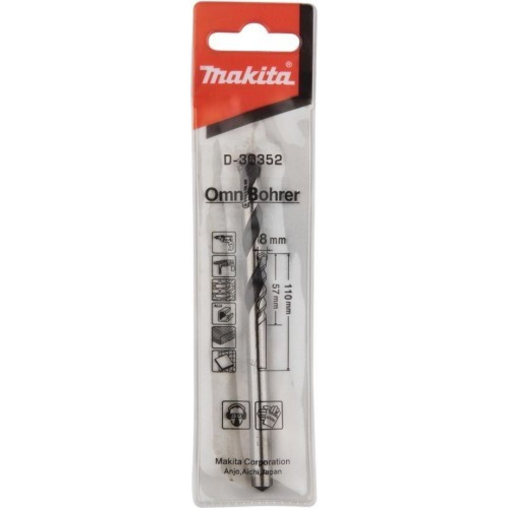 Сверло универсальное Makita D-30352, 8x57x110 мм (D-30352)
