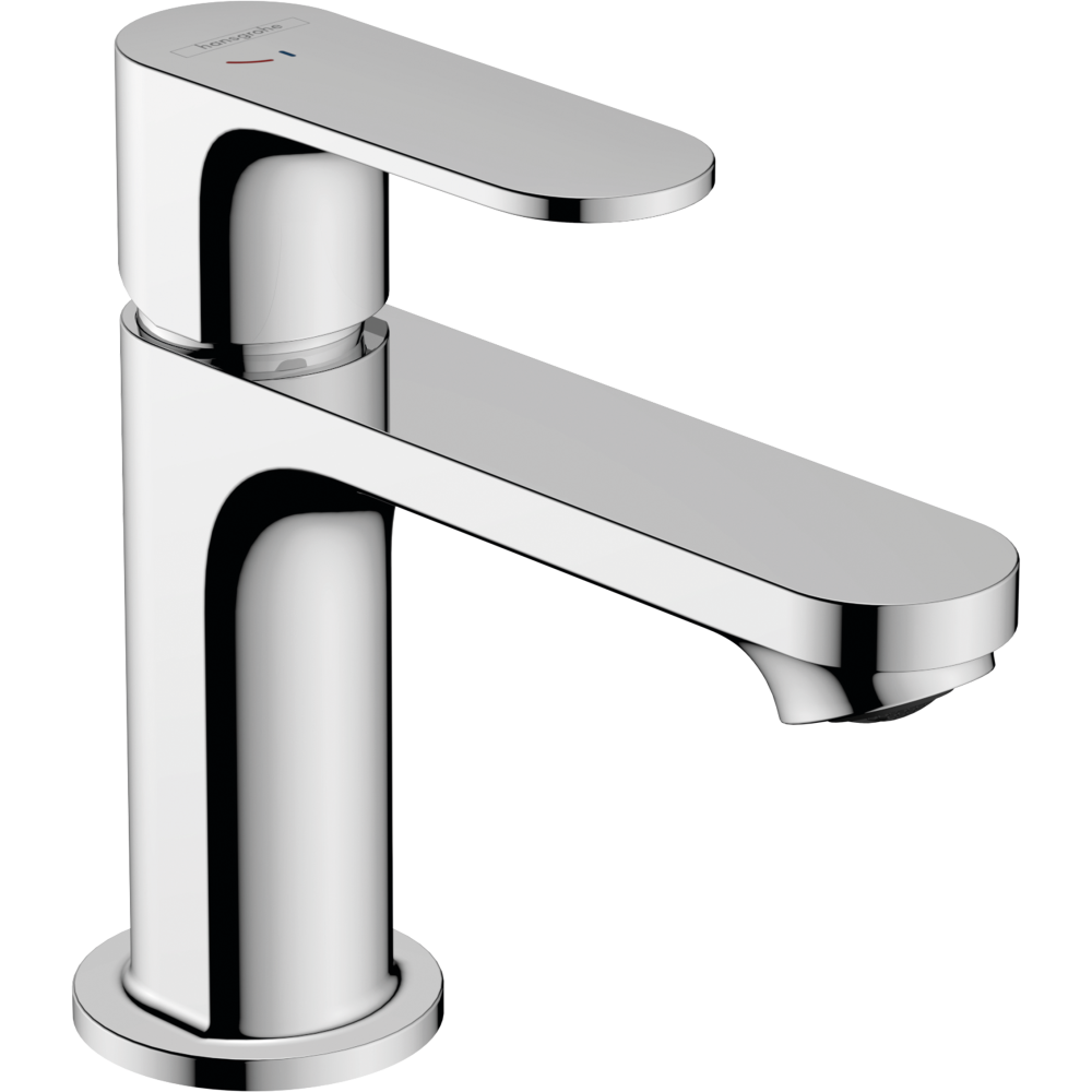 Смеситель для раковины hansgrohe Rebris S 80 CoolStart, со сливным гарнитуром 72513000, хром