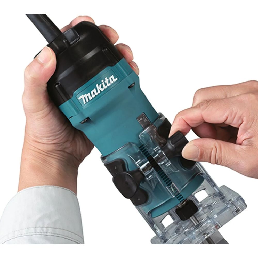 Фрезер кромочный Makita 3711, 530 Вт, 32000 об/мин, 42 мм