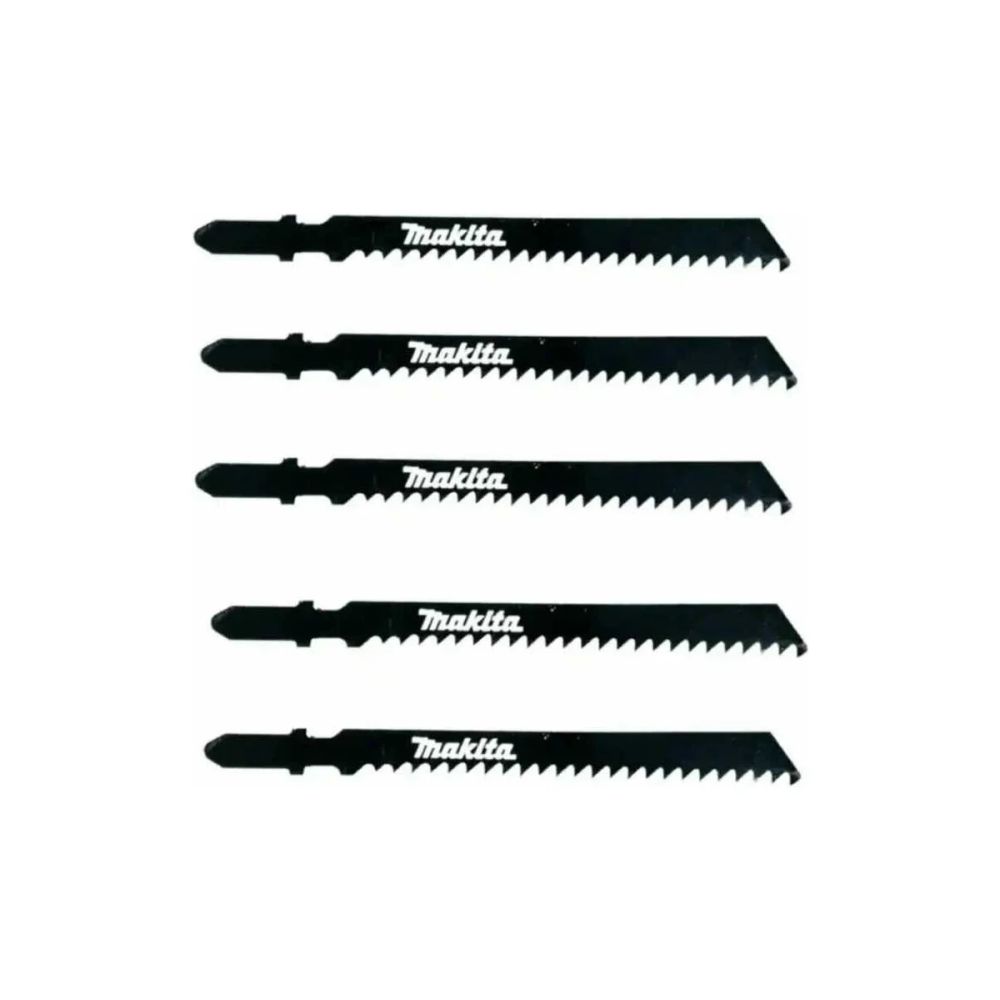 Пилка для лобзика Makita BASIC по дереву, 100х1.2х8TPI, 5 шт, D-34877