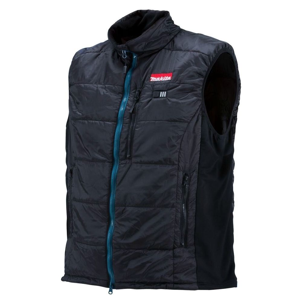 Аккумуляторный жилет Makita с подогревом, 10.8В/18В, L, без АКБ и ЗУ, CV101DZL