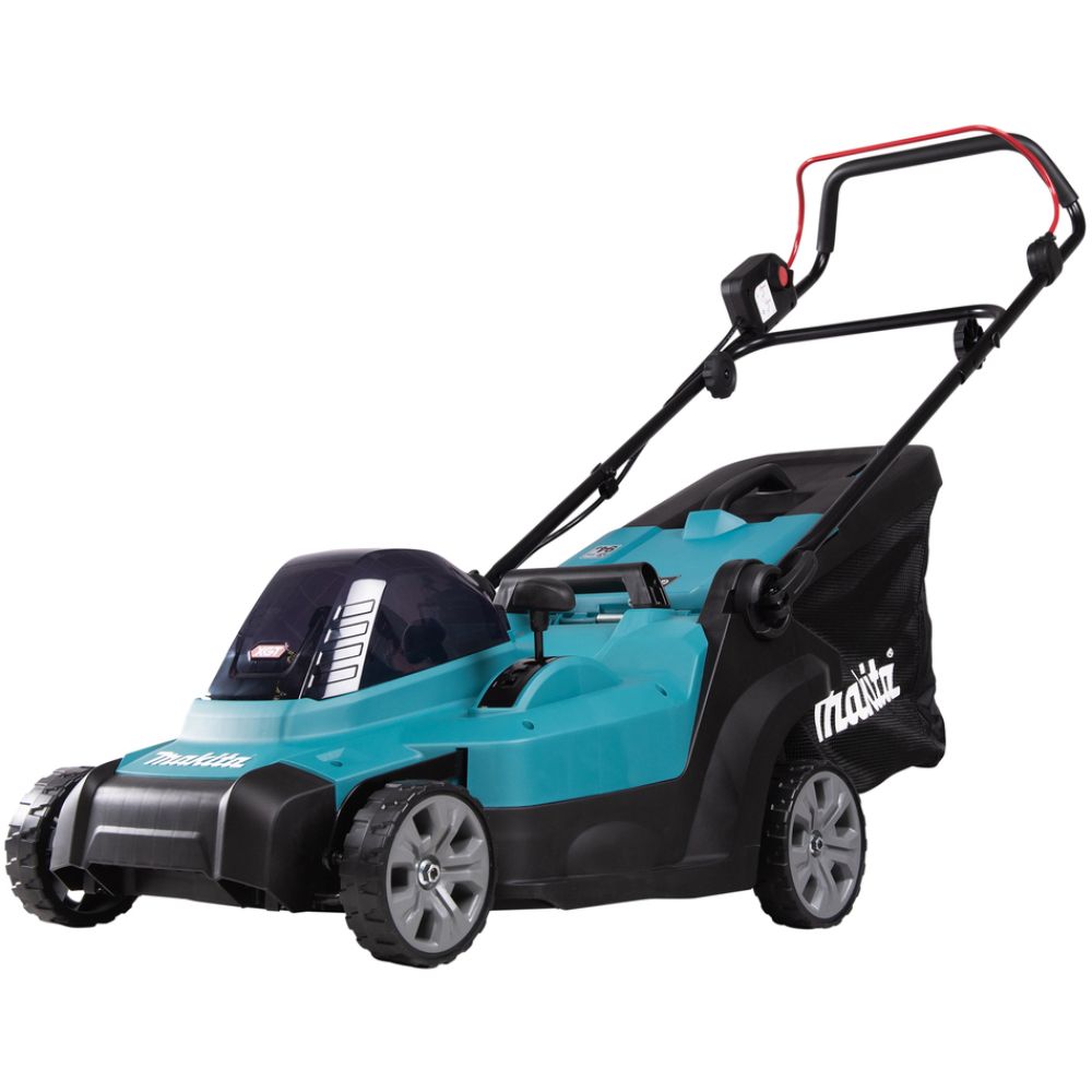 Набор аккумуляторной садовой техники Makita PT1476, 40 В: газонокосилка LM004G + цепная пила UC029G, с АКБ 2.5 Ач и ЗУ