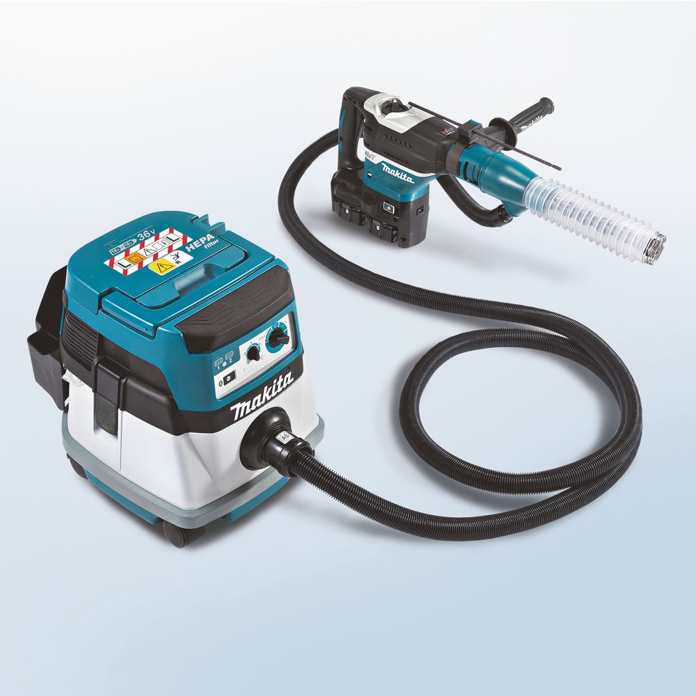 Аккумуляторный перфоратор Makita SDS-MAX 18В X2, 40 мм, 8,0 Дж, кейс, без АКБ и З/У, DHR400ZKUN