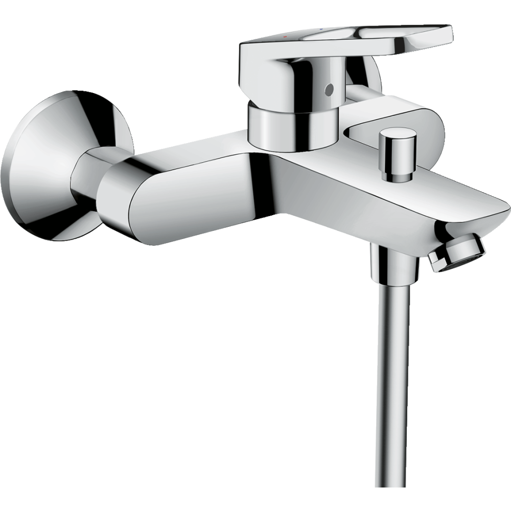 Смеситель для ванны hansgrohe Logis Loop внешнего монтажа 71244000, хром
