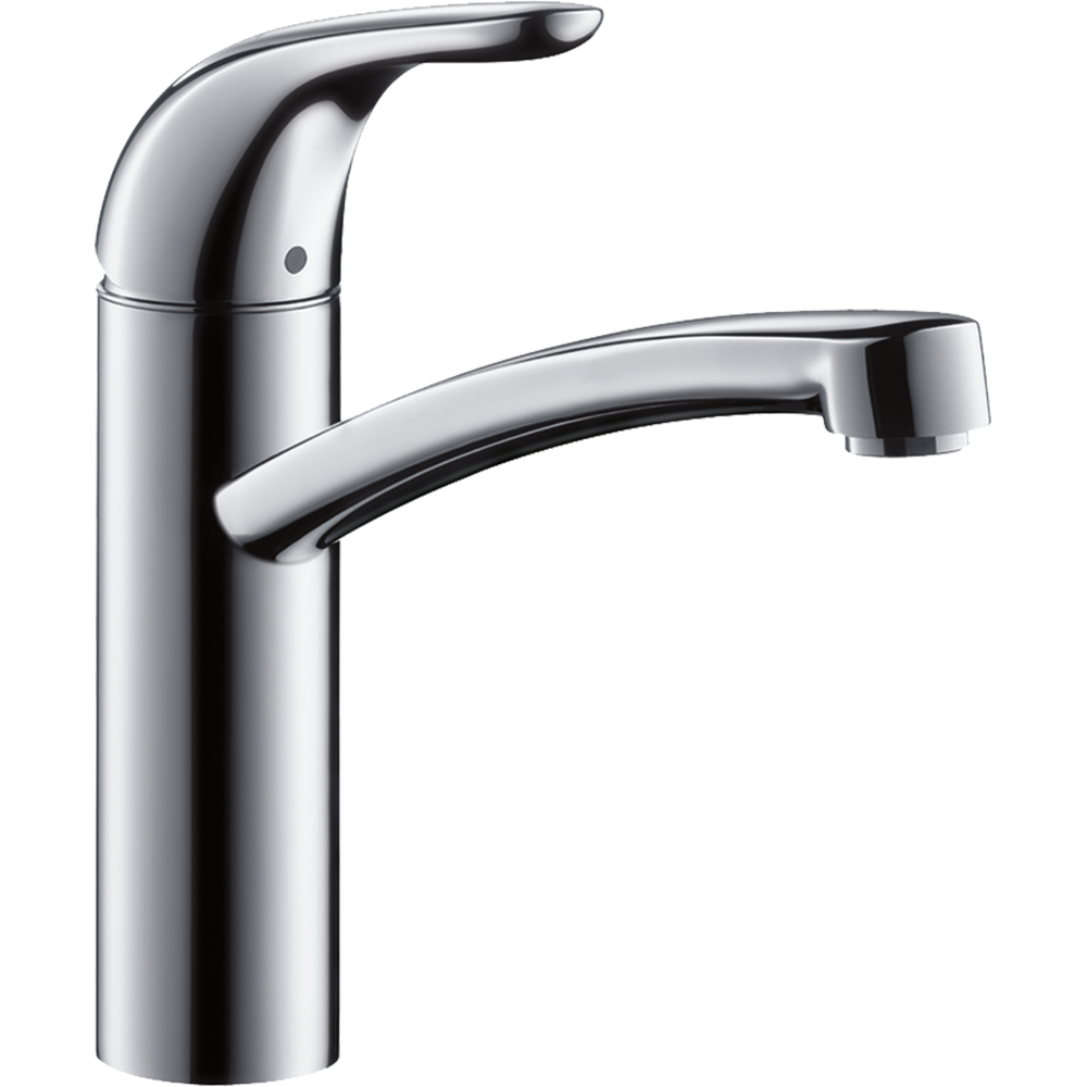 Смеситель для кухонной мойки hansgrohe Focus E с поворотным изливом 31780000, хром