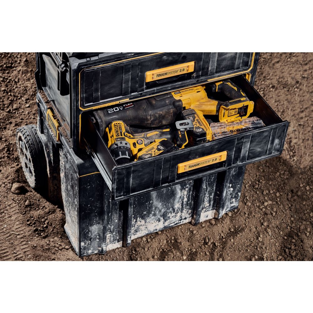 Ящик для инструмента DEWALT TOUGHSYSTEM DWST83529-1, выдвижной, 2 отделения, 51 л