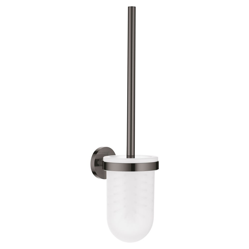 Туалетный ёршик GROHE Essentials с держателем, тёмный графит глянец (40374A01)