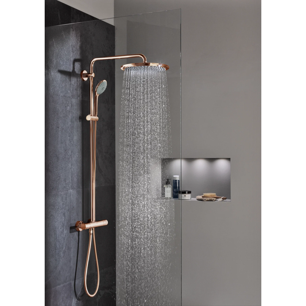 Душевая система GROHE Euphoria System 310 с термостатом для душа, теплый закат глянец (26075DA0)