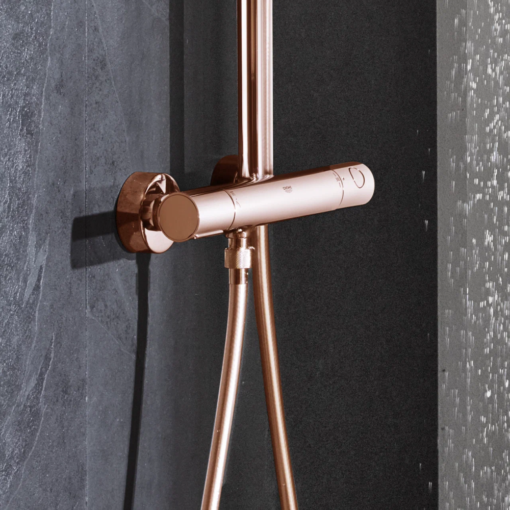 Душевая система GROHE Euphoria System 310 с термостатом для душа, теплый закат глянец (26075DA0)