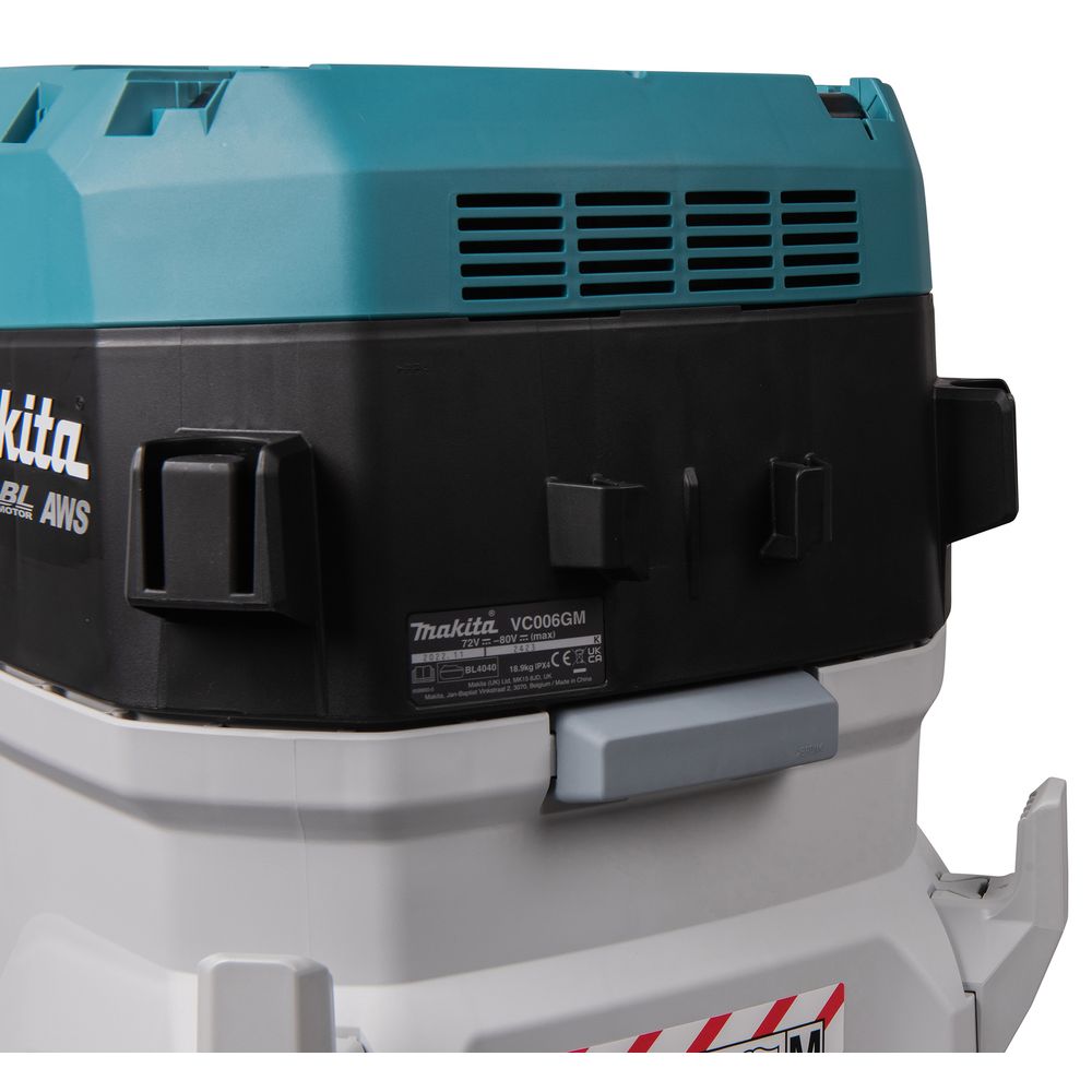Аккумуляторный строительный пылесос Makita VC006GM, 40 В, 40 л, с 2 АКБ 5 Ач, без ЗУ (DUST-KITM6)