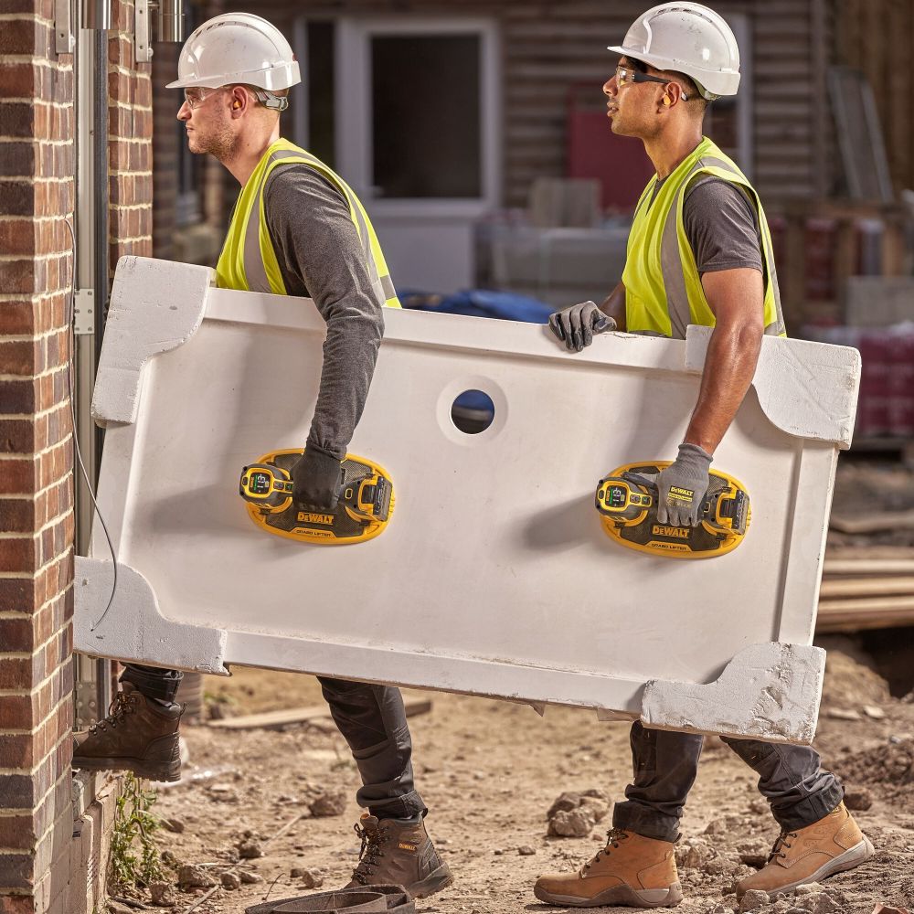 Аккумуляторный вакуумный подъемник DEWALT DCE590D1T, 18 В, до 120 кг, c АКБ 2 Ач и ЗУ, в кейсе (DCE590D1T-QW)