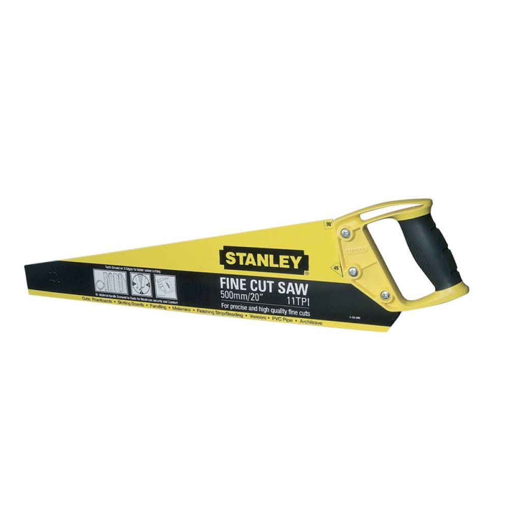 Ножовка по дереву STANLEY General Purpose с закаленным зубом 1-20-093, 11х450 мм