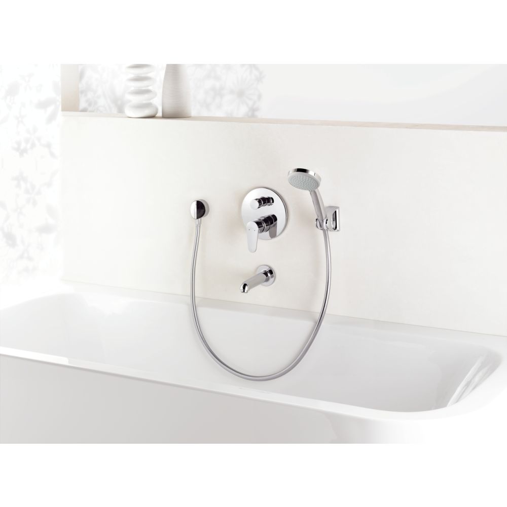 Душевой набор hansgrohe Croma 100 4jet Vario с держателем и шлангом 125 см 27592000, хром