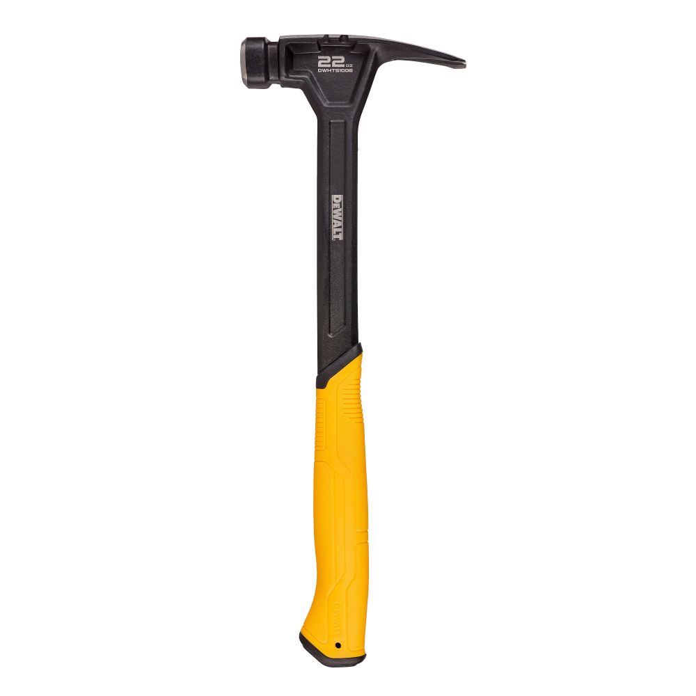 Молоток с прямым заострённым гвоздодёром DEWALT DWHT51006-0, 624 г.