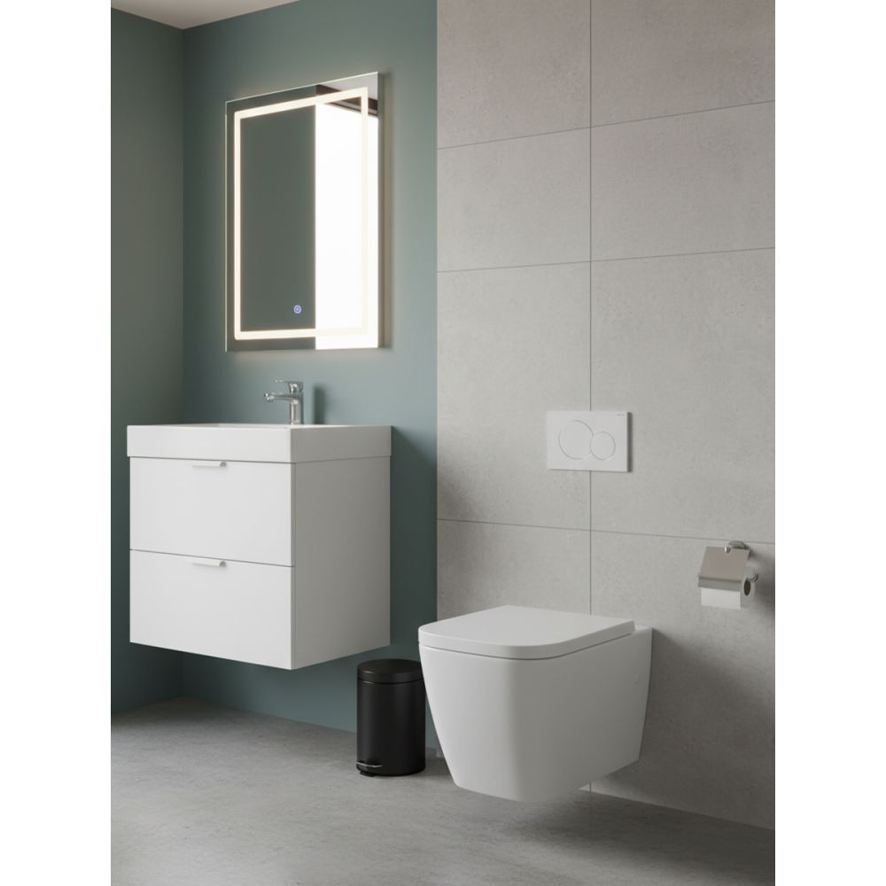Комплект инсталляции GROHE Rapid SL 38775001 с унитазом GROHE Clova Ceramic Square и сиденьем с микролифтом (NW0659)