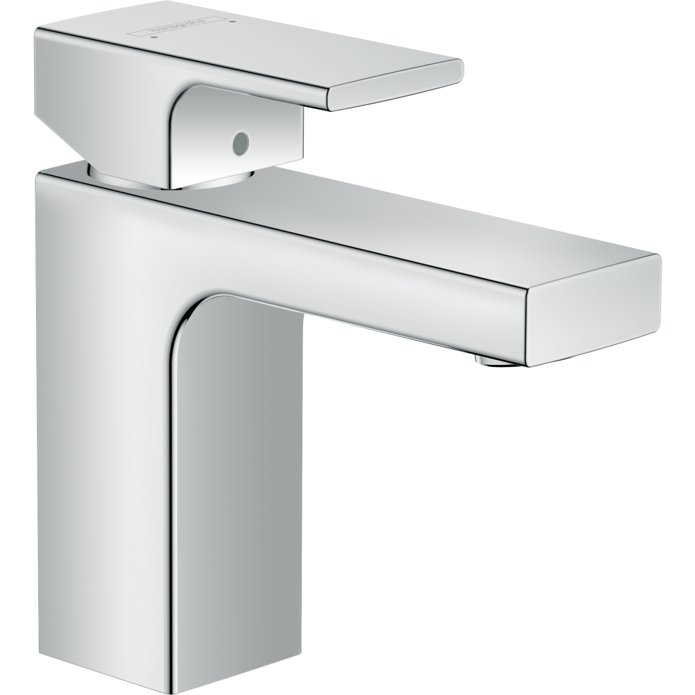 Смеситель для раковины hansgrohe Vernis Shape 100, без сливного гарнитура 71569000, хром