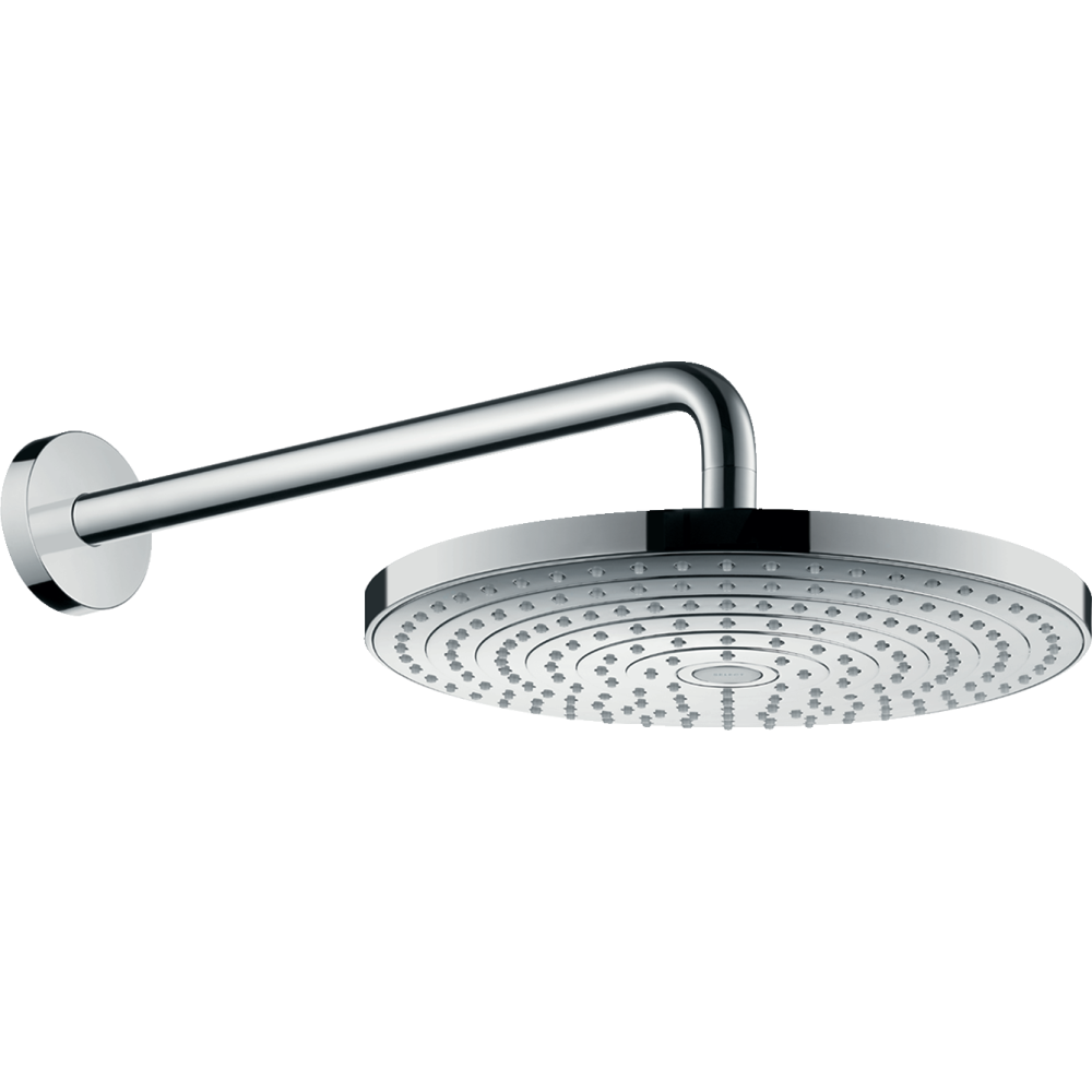 Верхний душ hansgrohe Raindance Select S 300 2jet с настенным кронштейном 27378000, хром