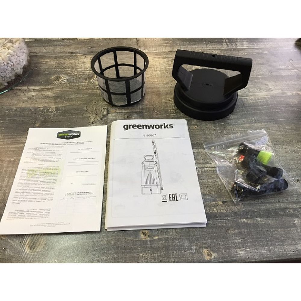 Опрыскиватель аккумуляторный Greenworks, 24V, с 1хАКБ 4 Ач и ЗУ, 5103507UB