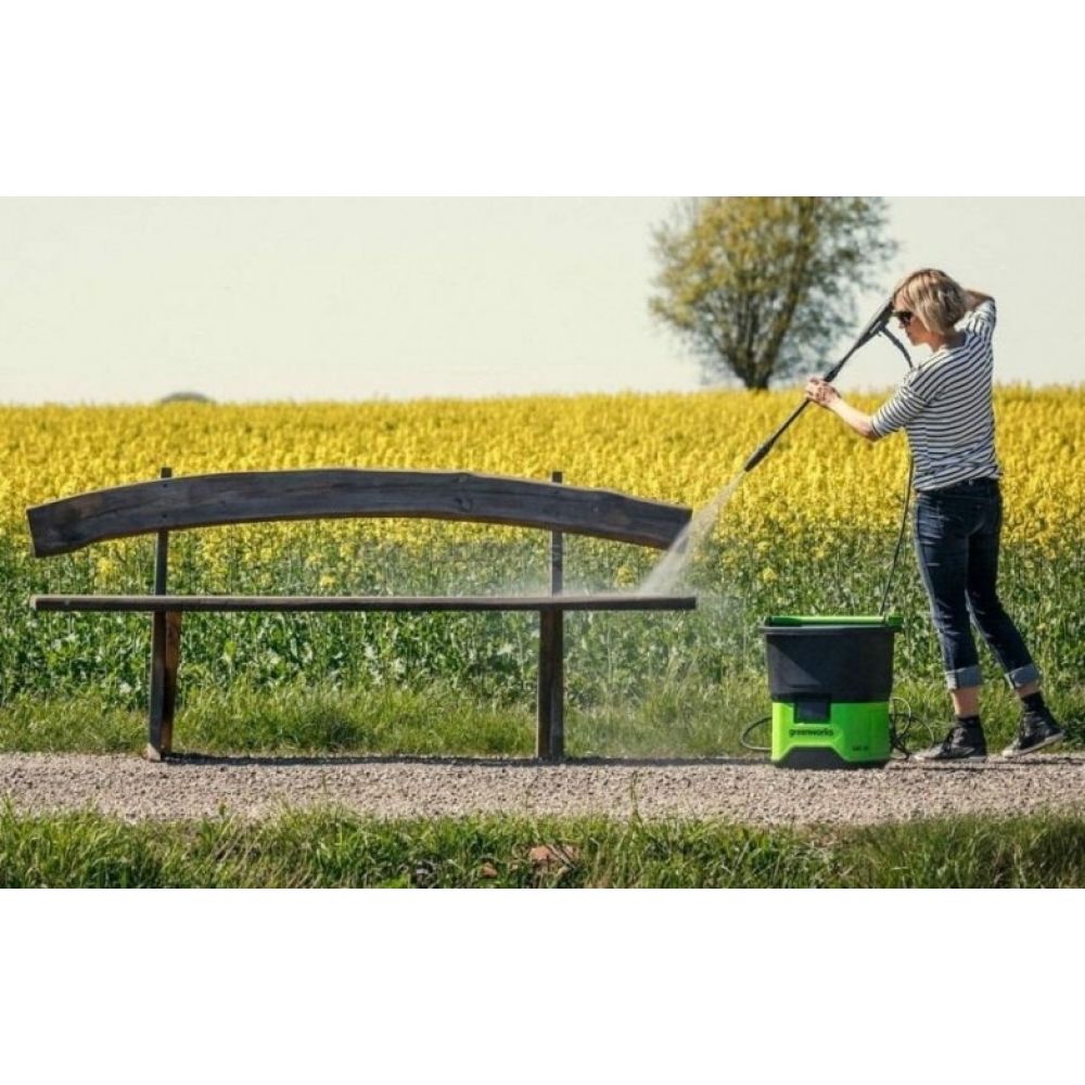 Мойка высокого давления аккумуляторная Greenworks, 40V, без АКБ и ЗУ, 5104507