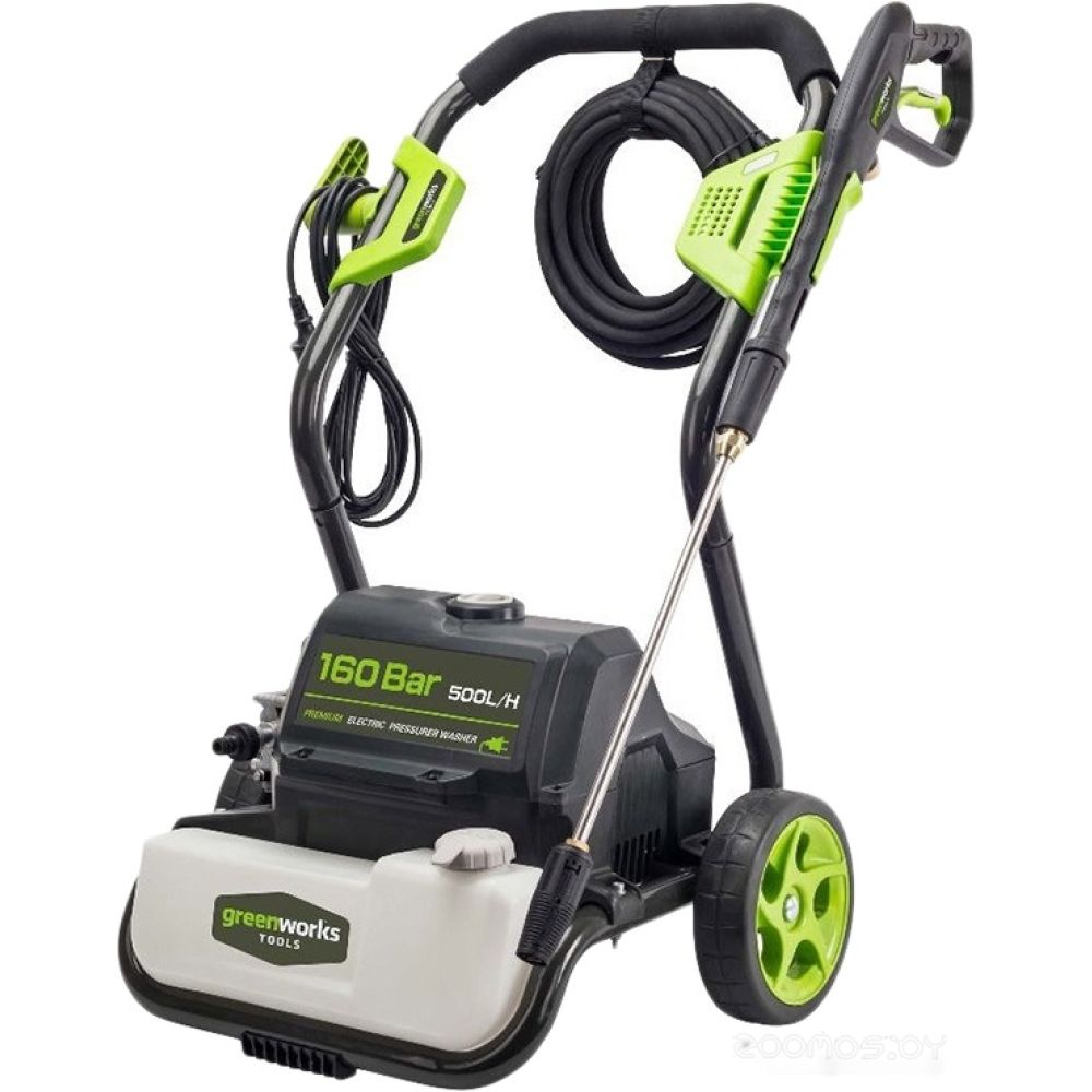 Мойка высокого давления электрическая Greenworks, 2800 Вт, 160 бар, 5106807