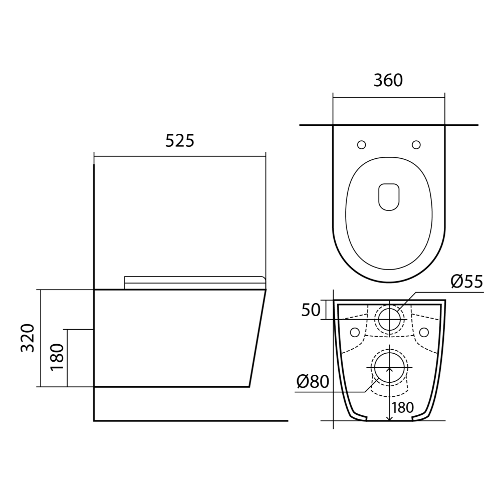 Комплект инсталляции GROHE 38775001 с унитазом Aquatek ВЕГА и сиденьем с микролифтом (NW0190)