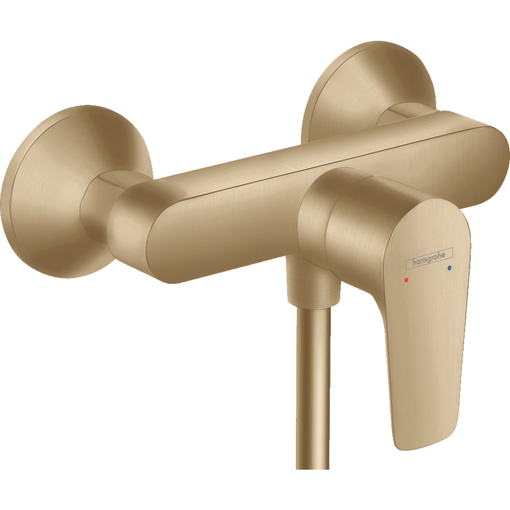 Смеситель для душа hansgrohe Talis E внешнего монтажа 71760140, шлифованная бронза