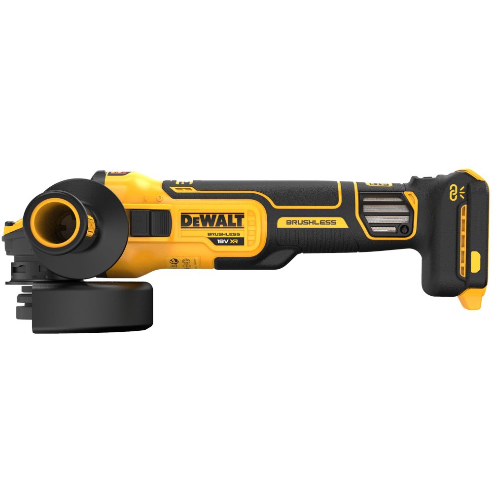 Аккумуляторная угловая шлифмашина DEWALT DCG409VSP1T, 18/54 В, 125 мм, 9000 об/мин, с АКБ 5 Ач и ЗУ, в кейсе TSTAK (DCG409VSP1NT-XJ)