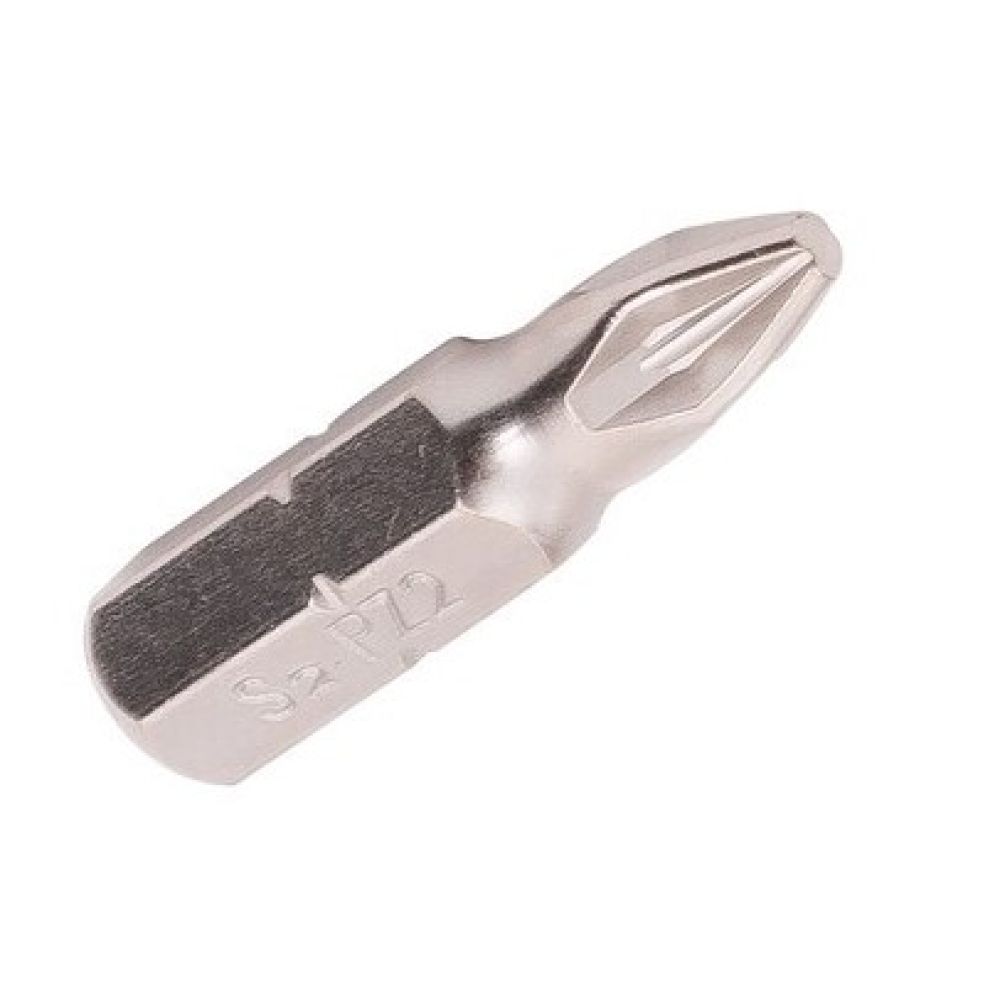 Бита ИНТЕРСКОЛ PZ2, 25 мм хвостовик 1/4", 6 шт. (25302.025)