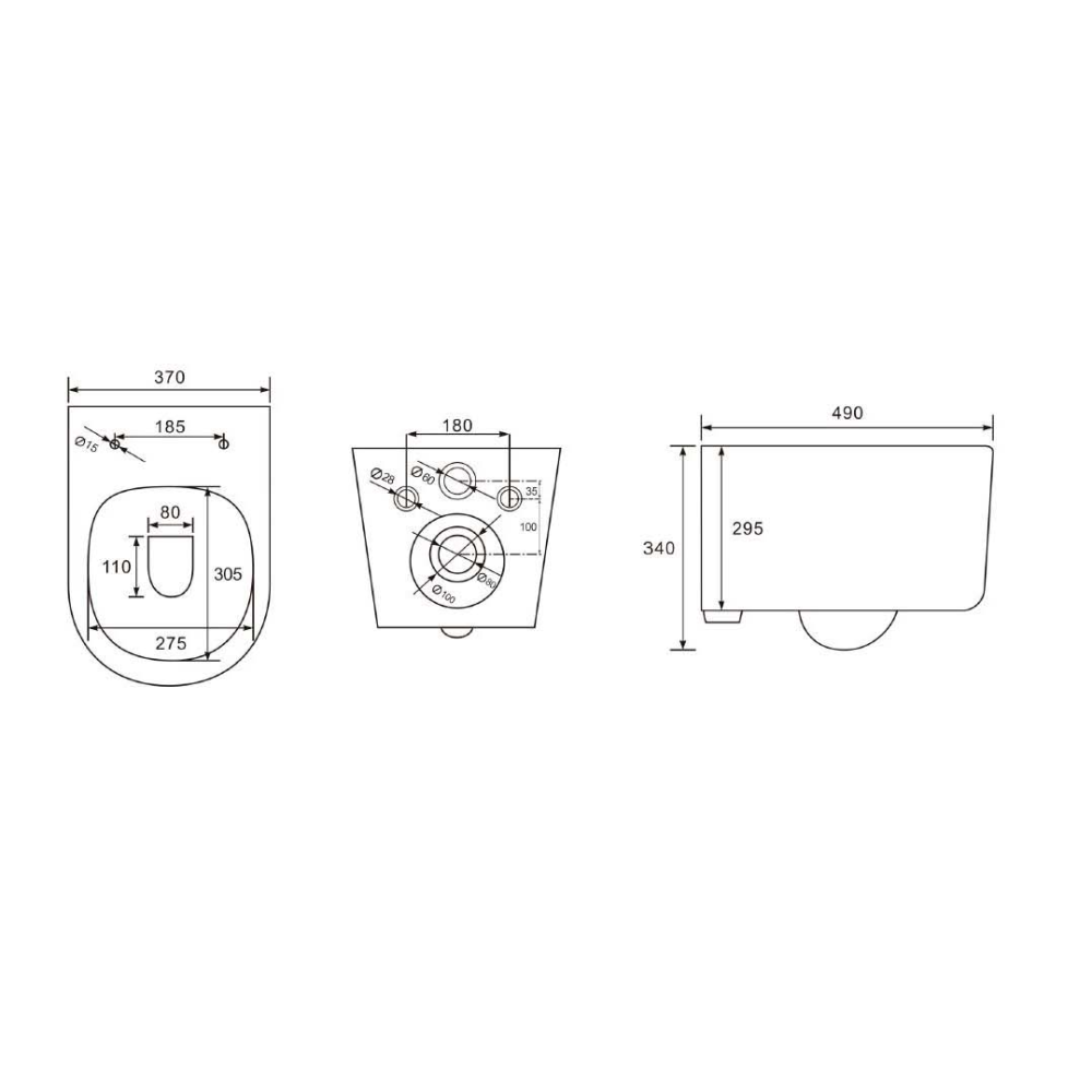 Комплект инсталляции GROHE NW0145/S с унитазом Aquatek МИЯ и сиденьем с микролифтом (NW0165)