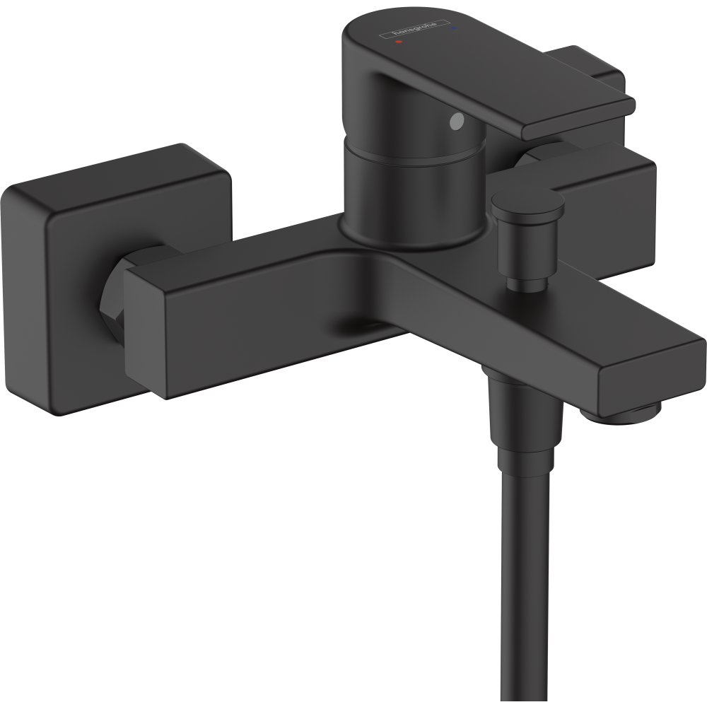 Смеситель для ванны hansgrohe Vernis Shape внешнего монтажа 71450670, матовый черный