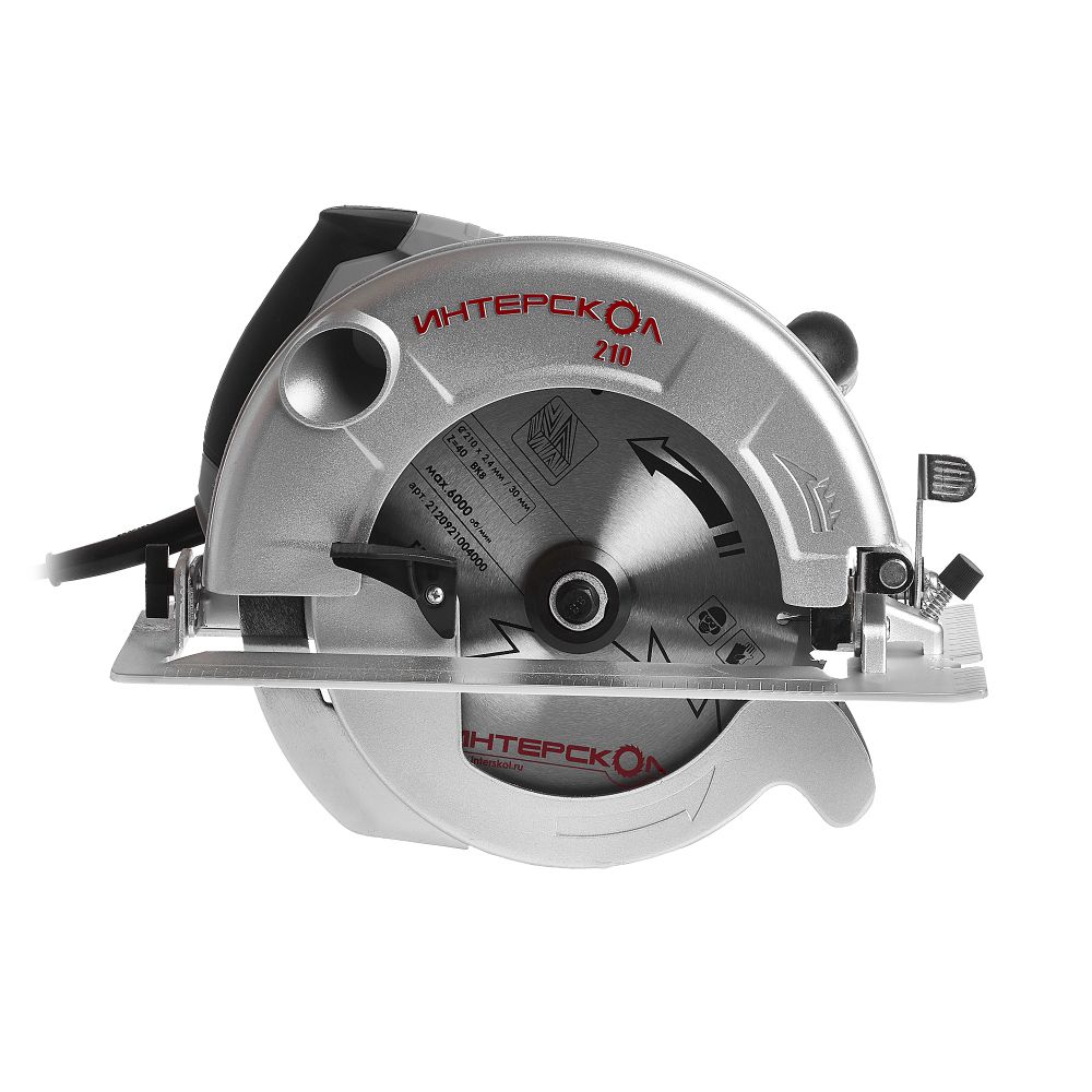 Пила циркулярная ИНТЕРСКОЛ ДП-210/1900ЭМ, 1900 Вт, 210 мм, 5000 об/мин (99.1.1.30)