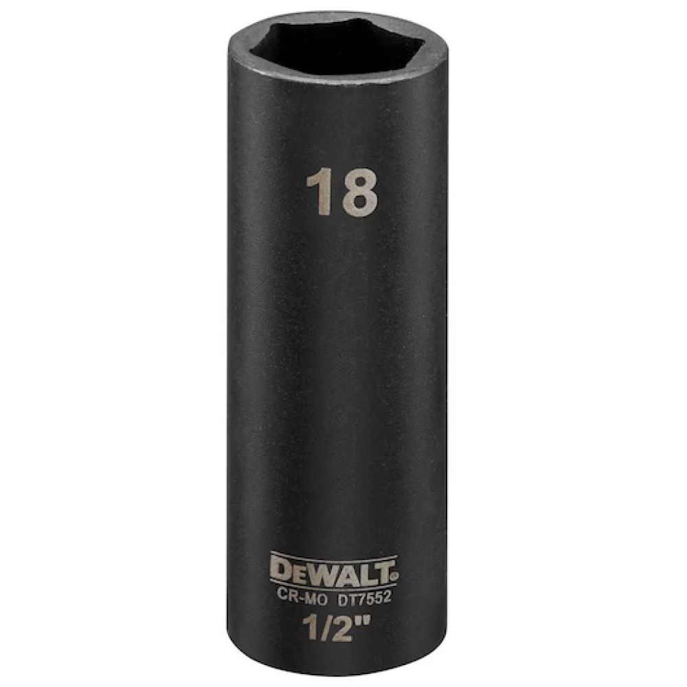 Ударная торцевая головка DeWALT DT7552, 18 мм, 1/2"