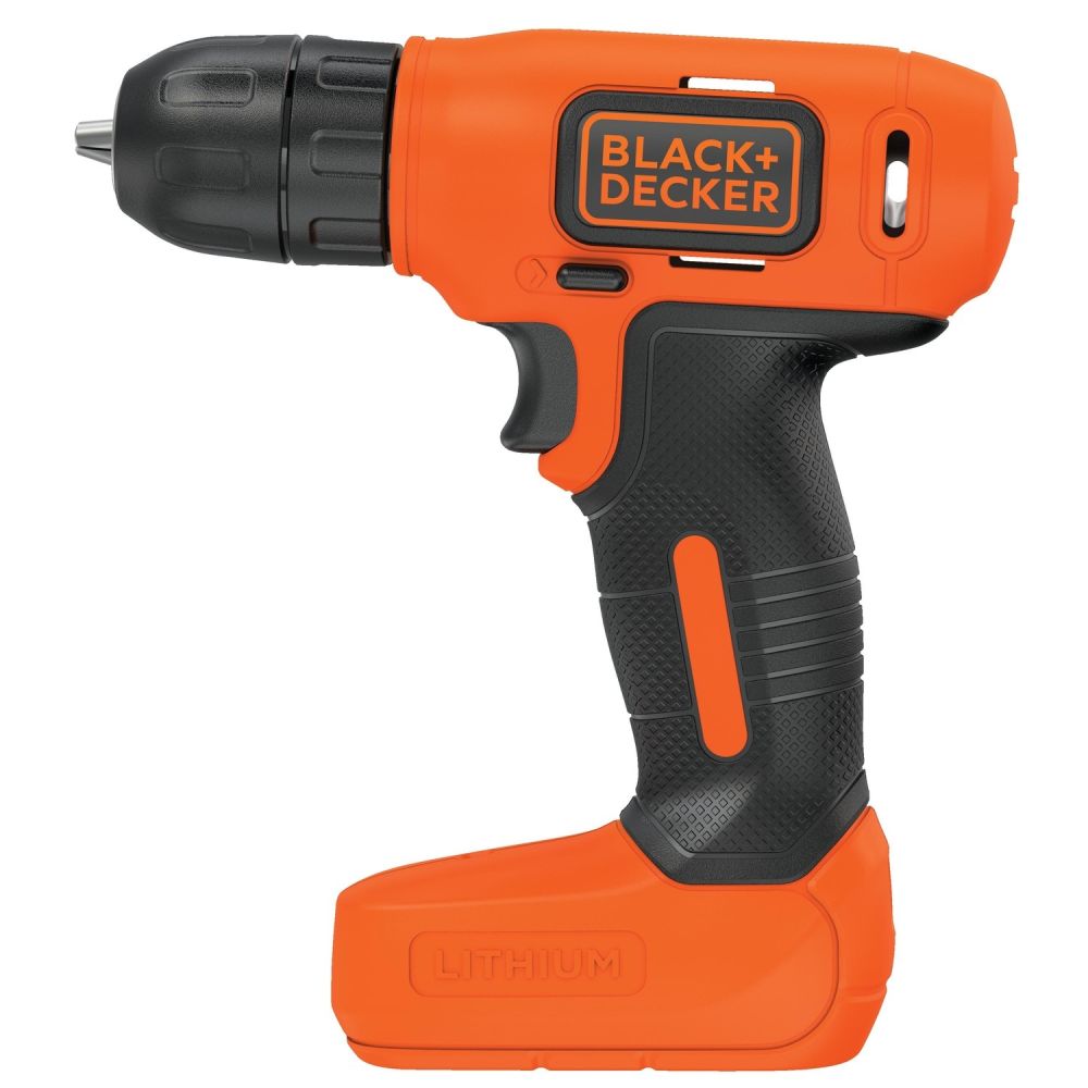 Ультра-компактная аккумуляторная дрель-шуруповерт BLACK+DECKER BDCD8, 400 об/мин, 8/12 Нм