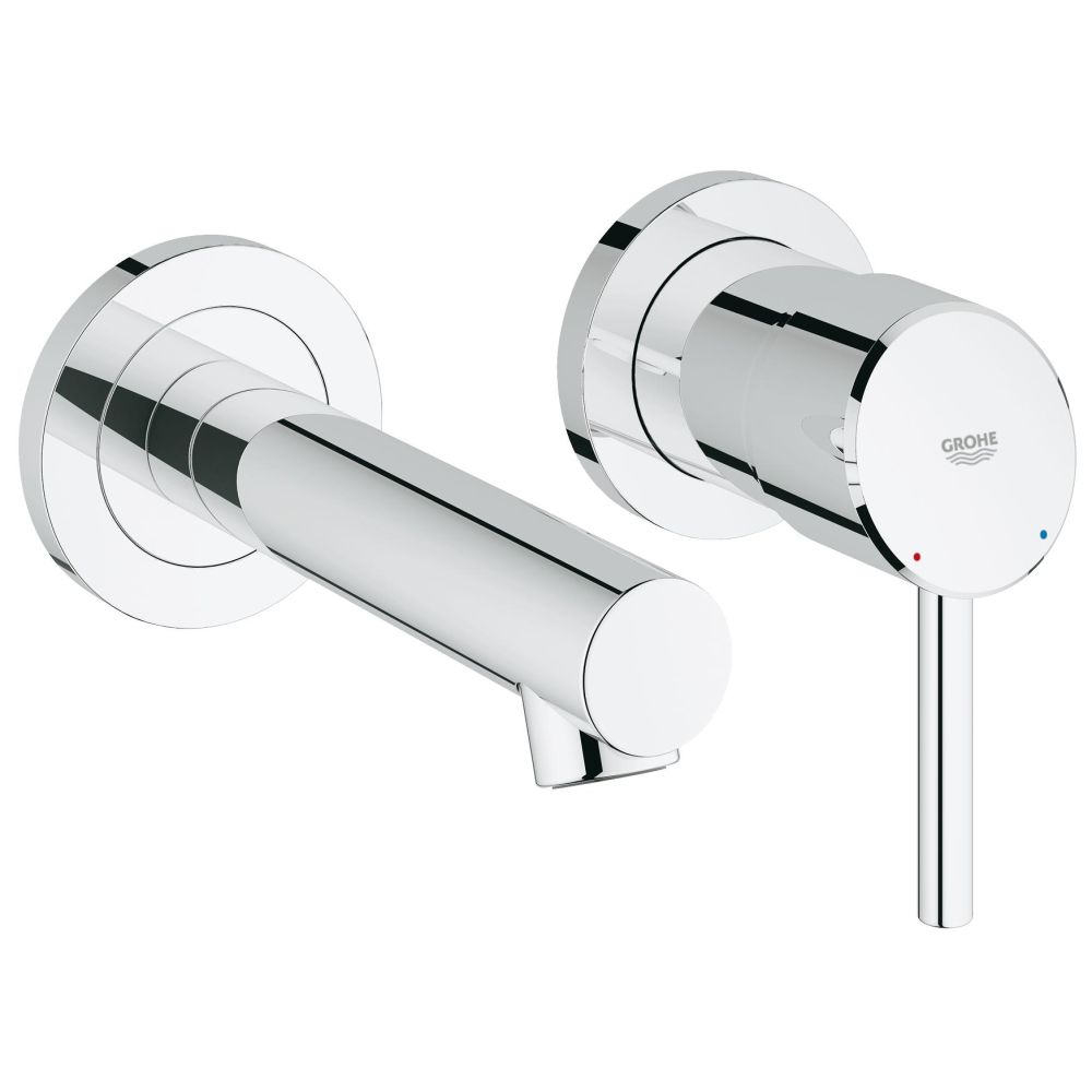 Внешняя часть смесителя для раковины GROHE Concetto на 2 отверстия, S-Size, хром (19575001)