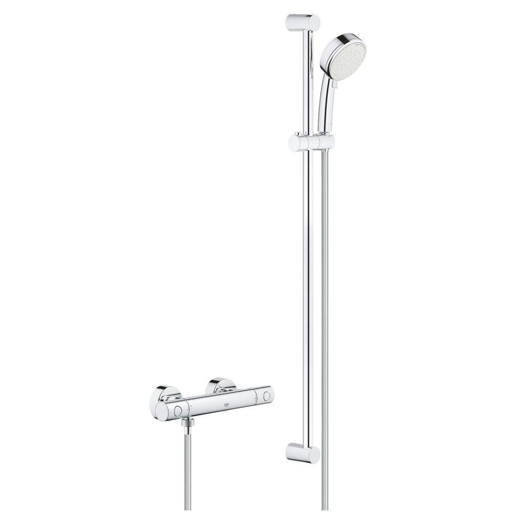 Термостат для душа GROHE Grohtherm 800 Cosmopolitan с душевым гарнитуром, хром (34769000)