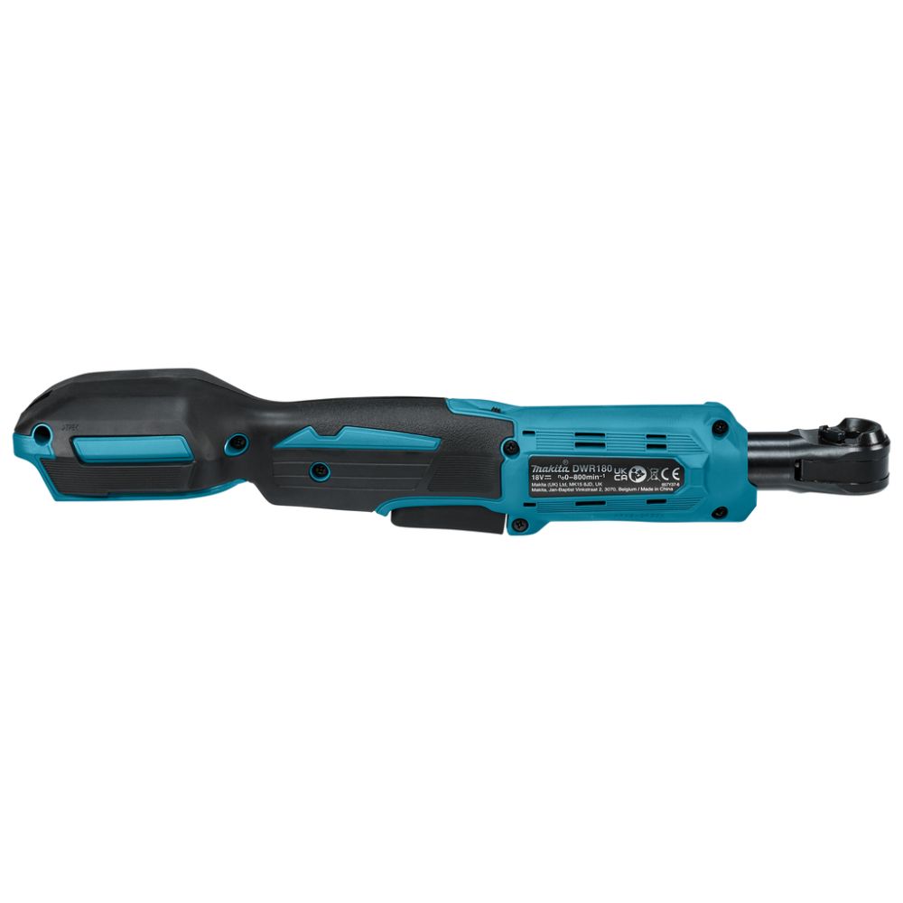 Аккумуляторная угловая трещотка Makita DWR180Z, 18 В, 47.5 Нм, 800 об/мин, без АКБ и ЗУ
