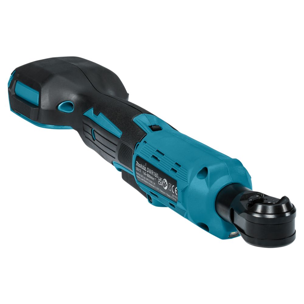 Аккумуляторная угловая трещотка Makita DWR180Z, 18 В, 47.5 Нм, 800 об/мин, без АКБ и ЗУ