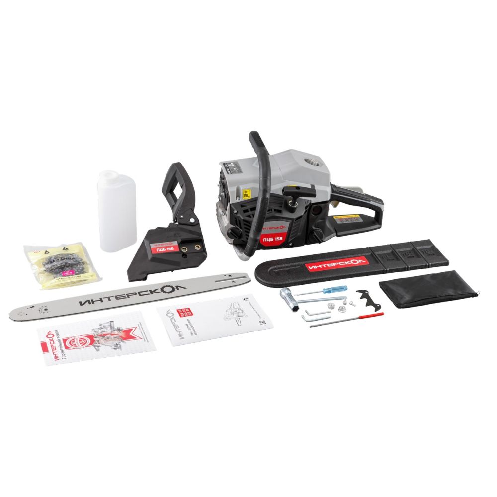 Бензопила ИНТЕРСКОЛ ПЦБ 158, 2.35 кВт, 45 см (879.0.0.70)